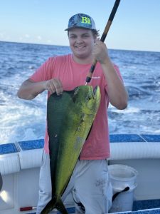 Angler Holding Mahi Mahi